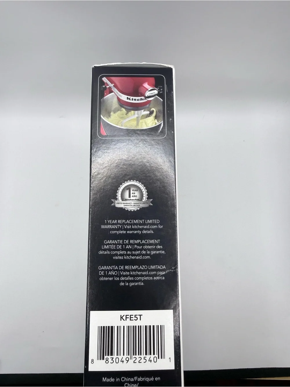 New KitchenAid KFE5T Flex Edge Beater Attachment for 4.5 & 5 Qt Tilt-Head Mixers